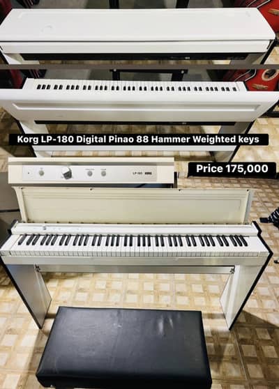 Korg LP-180 Digital Piano With Stand /Stool / Sustain Pedal /Keyboards