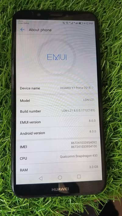 Huawei y7 2018 3/32gb Pta Approved