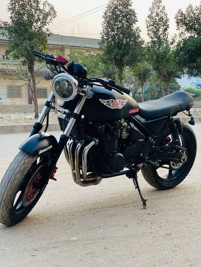 Kawasaki 400cc bike convert Caferacer