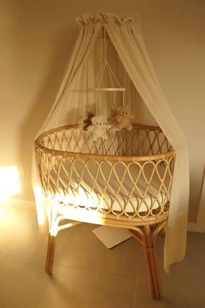 Baby Cot /Kids Cot /Cot /cane Cot /Kids Bed /Baby Bed / Cane furniture