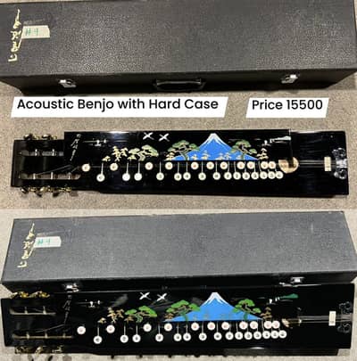 Benjo Banjo With Hard Case / Guitar / Piano / Keyboard / Amp / Vilon