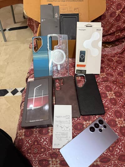 Samsung S25 Ultra Non PTA Non Active 4 Months Sim Time Complete Box.