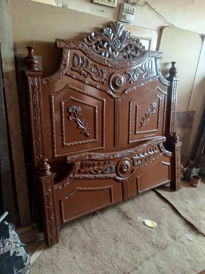 shisham wood patex bed set