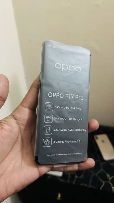 Oppo f17 pro with box lush condition