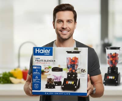 Haier Classic 500W - 3 in 1 Juicer Blender - 2 year Warranty