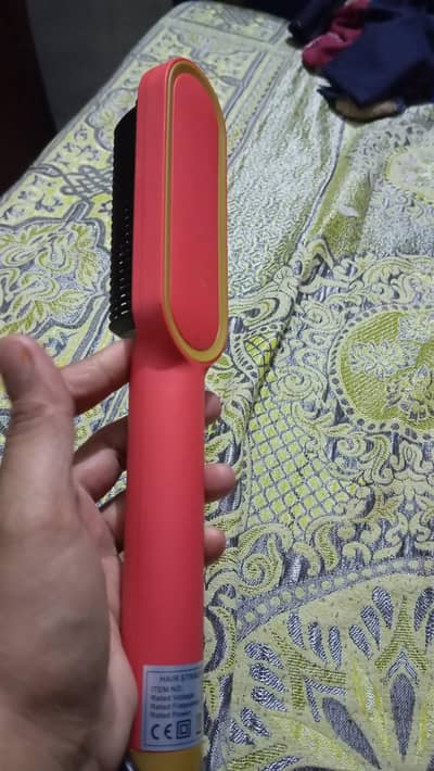 Hair straightener comb