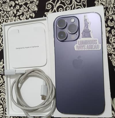 14promax with box LLA factory unlock both sim non active 10/8 82health