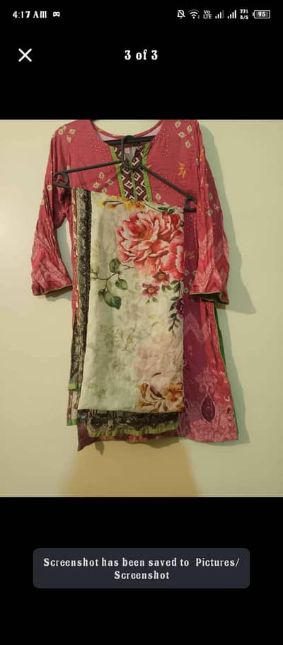 prelovd lown k dress candishn zabrdast hai brand k bi h