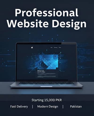 Website Design & Development – Professional & Affordable | Pakistan