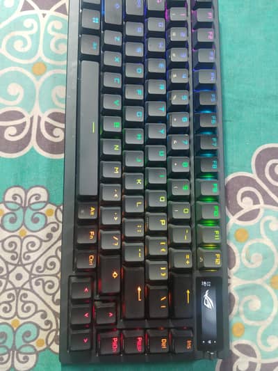 Asus Azoth gaming keyboard and Asus Claymore 2