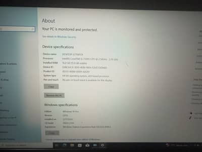 Dell i5 7gen 16 GB ram 128 nvme fst ram