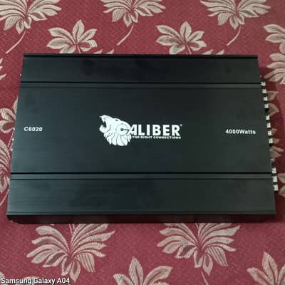 4Ch Caliber Amplifier Speaker Woofer Mp3 Player Supported Power Amp