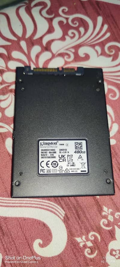 Kingstone 480GB SATA SSD