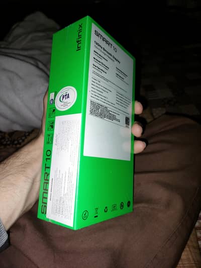 Infinix smart 10 silver box pack in discount