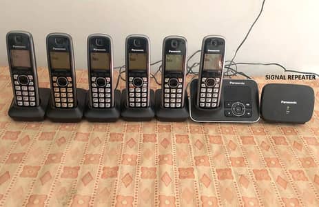 Pansonic Wireless Intercom (6 Set) and Cordless Phone with Booster
