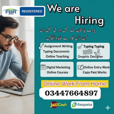 Assignment/deta entry/onlinejob/male female /content