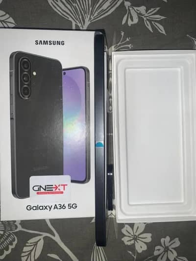 galaxy A36 5G brand new just box open all accessories
