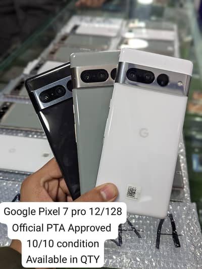 Google pixel 7 pro | 12gb Ram | 128 gb Storage | PTA Approved
