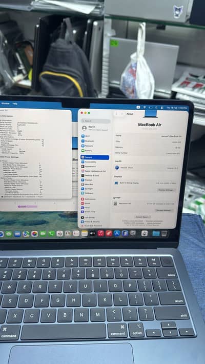 MacBook Air M4 13”16/256 only 12cycles 100%health midnight