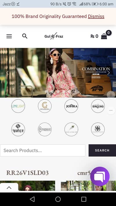 Gulfraz - Unstitched Branded Clothes