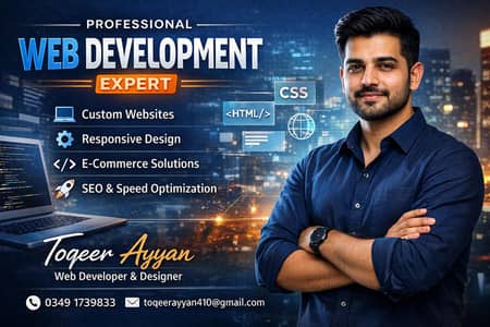Web development expert | Responsive Websites | SEO & Speed optimi