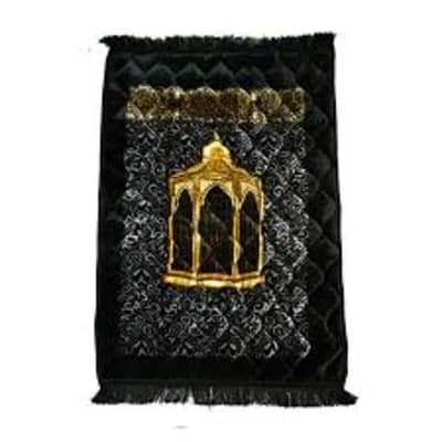 Velvet Printed Kids Quilted Prayer Mat