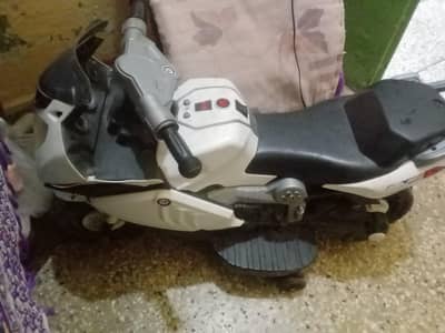 Red & White Electric bike