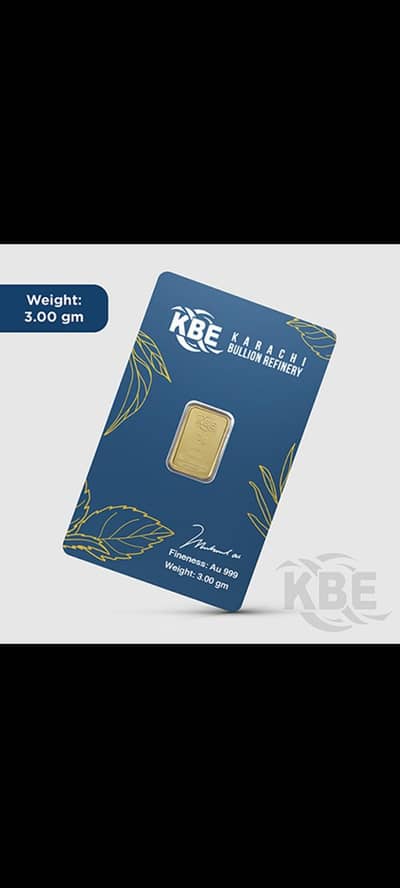 3gm Pure Gold Bar