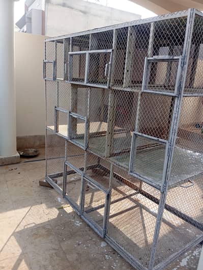 7x7x6 ft Heavy Duty Bird Cage – Extra Large Size | Strong Iron Build