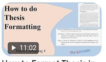 Draftsman, Thesis Editing and formatting