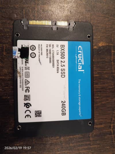 SSD hard drive 240 GB