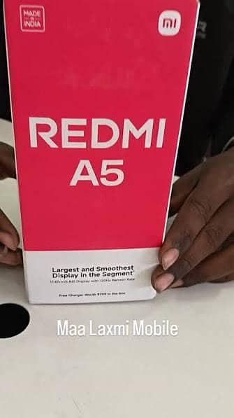 Redmi A5 4/64 new stock avil
