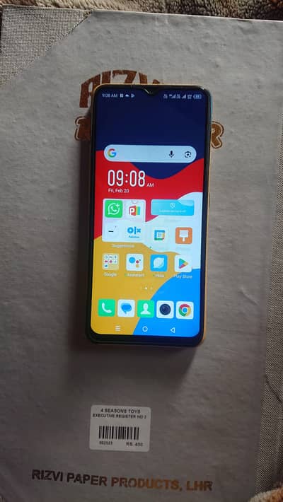 infinx smart 7 4+3 gb ram 64 gb momery  exchange possbil