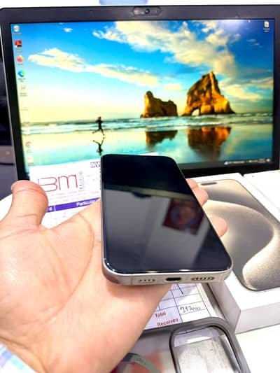 Apple iPhone 15 Pro Max PTA Approved Natural Titanium 87% Battery H