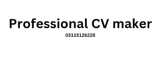Professional CV maker
