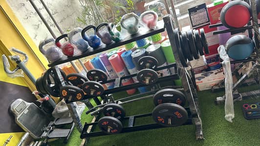 Dumbbells || Weight Plates || Kettlebells || Power Racks/Squat Cages