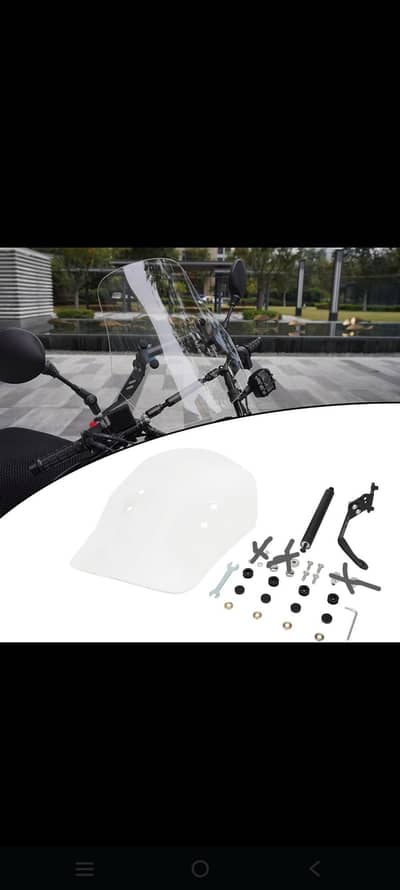 Bike Windshield for sale Universal for every bike.