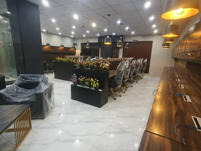 Furnished Office for Rent in Gulberg Lahore (MM Alam/Main Boulevard) | 1,5002,000 Sq Ft | Fully Customized