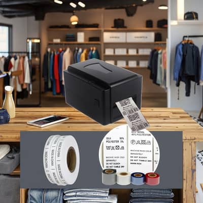 Label Printer DTL/TTL 4-inch Barcode Sticker USB+Bluetooth