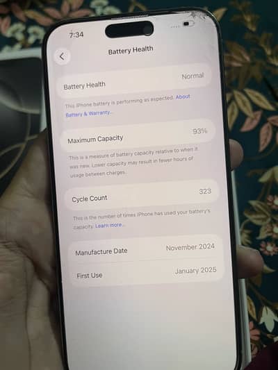 iPhone 16 pro max non pta 256 gb with sim time 2 months