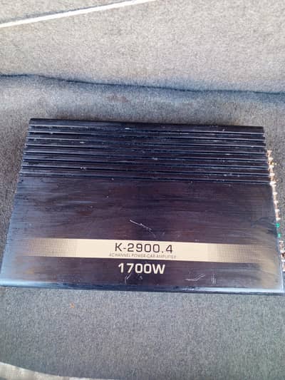 Car Amplifier – 4 Channel – 1700W Max – Perfect Working