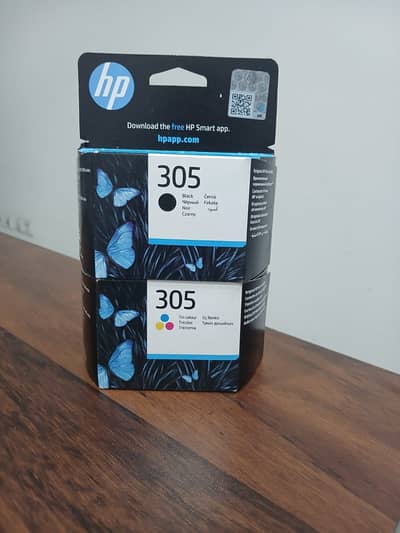 HP 305 Original Black & Tri Color Ink Cartridge SET