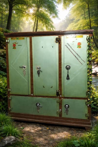 Steel Almirah / Locker Cabinet – Strong & Secure – Good Condition