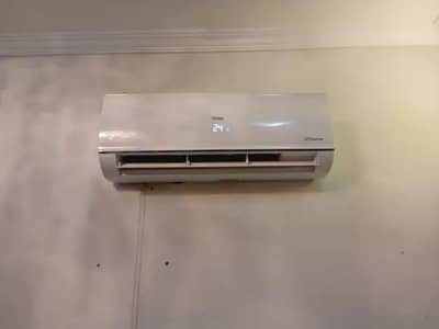 Haier 1 ton inverter heat and cool in new condition