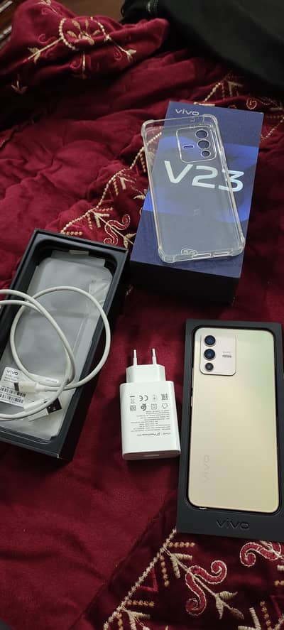 Vivo V23 5G 12+8ram 256 rom Cond 10/10 Full box contact 03438500497