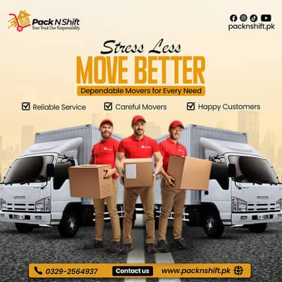 Professional Packers & Movers in Karachi | Safe & Reliable Shifting