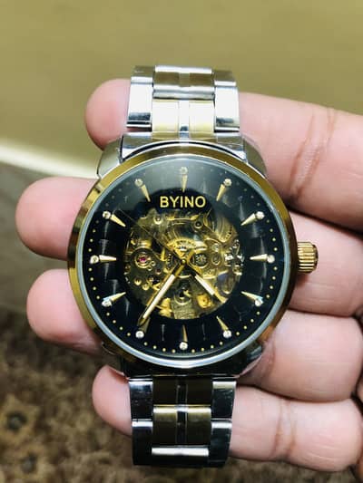 Byino Automatic Skeleton Watch for sale