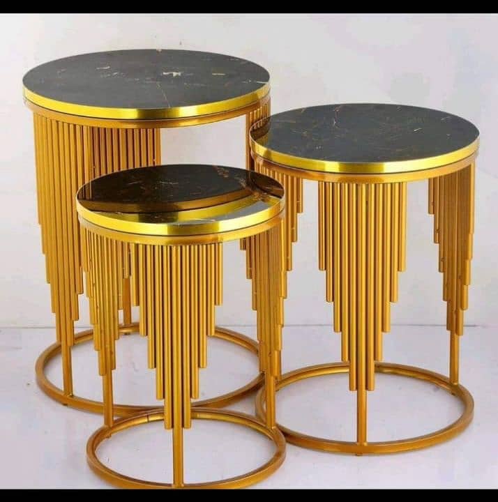 Nesting table-coffee table-Round table-Dining table-Center& Side table 16