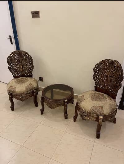  For Sale – Used Chinoti Chairs with Table