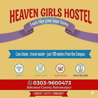 girls hostel room space available